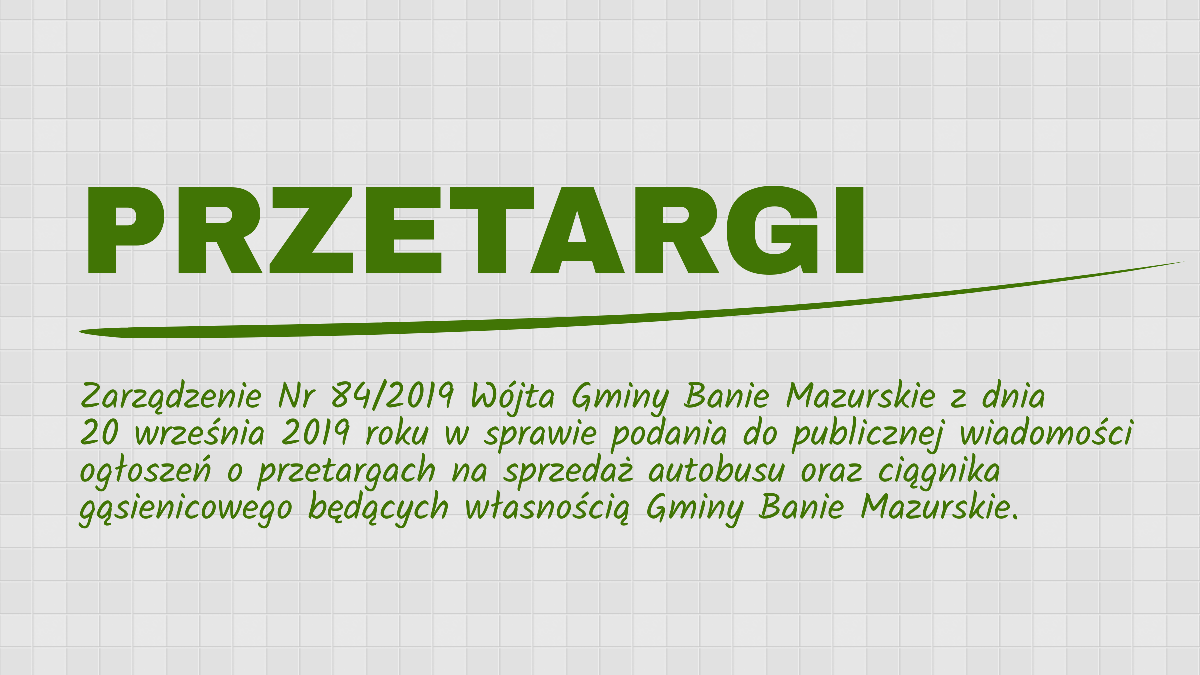 przetargi